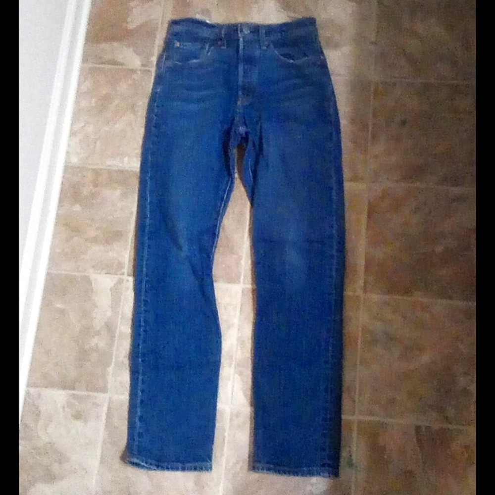 Levi's blue 501 mom jeans